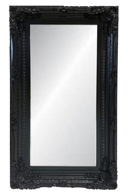 Rembrandt Black Ornate Bevelled Mirror