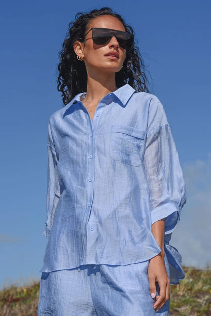 Cooper Unbuttoned, Unbothered Top