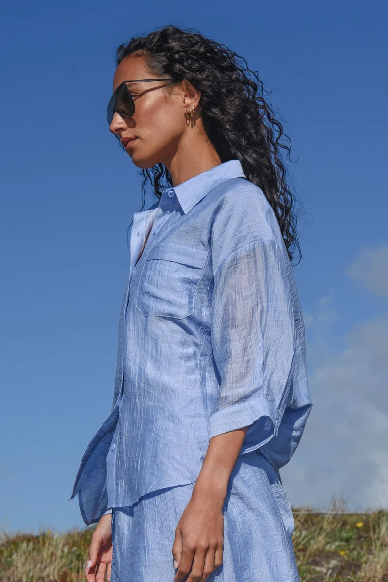 Cooper Unbuttoned, Unbothered Top