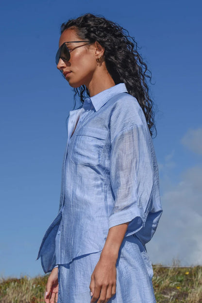 Cooper Unbuttoned, Unbothered Top