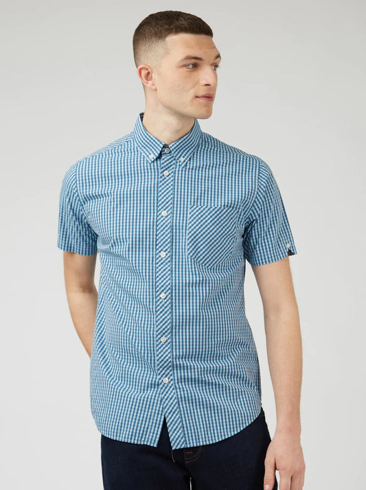 Ben Sherman Signature Gingham Short-Sleeve Shirt