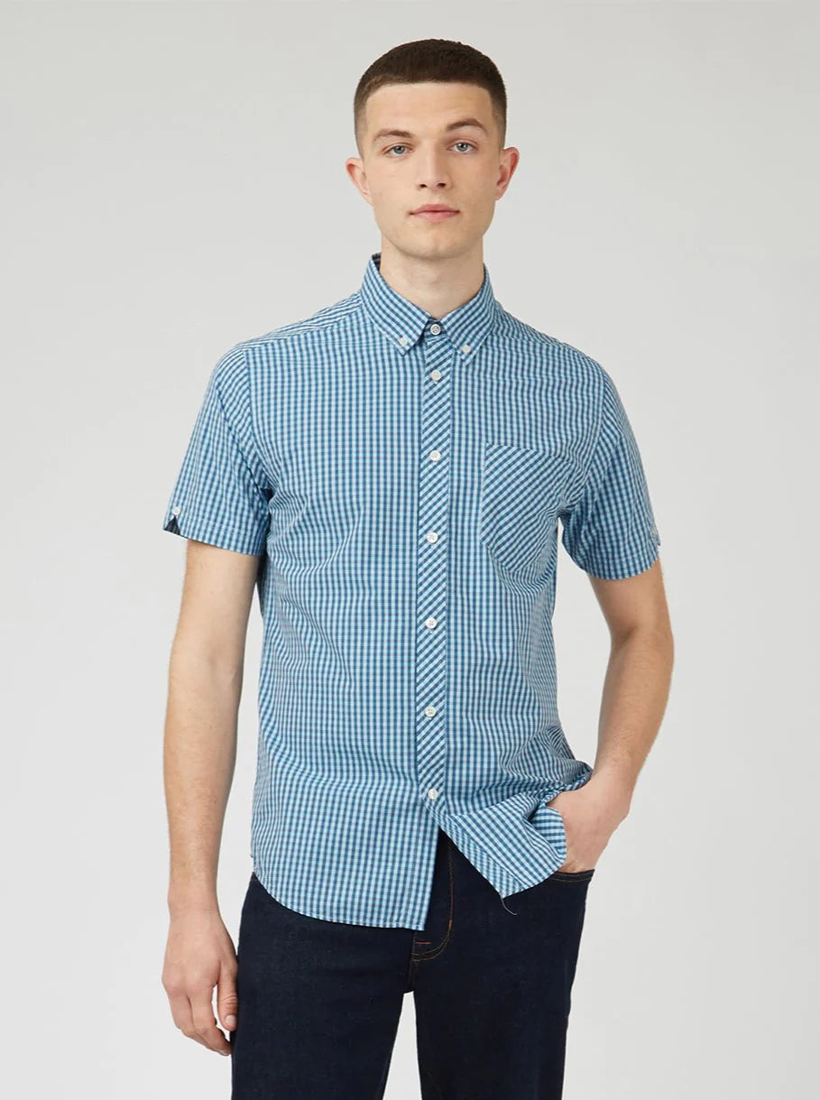 Ben Sherman Signature Gingham Short-Sleeve Shirt