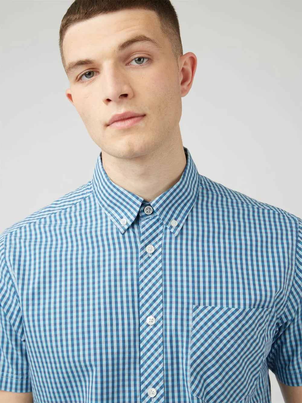 Ben Sherman Signature Gingham Short-Sleeve Shirt