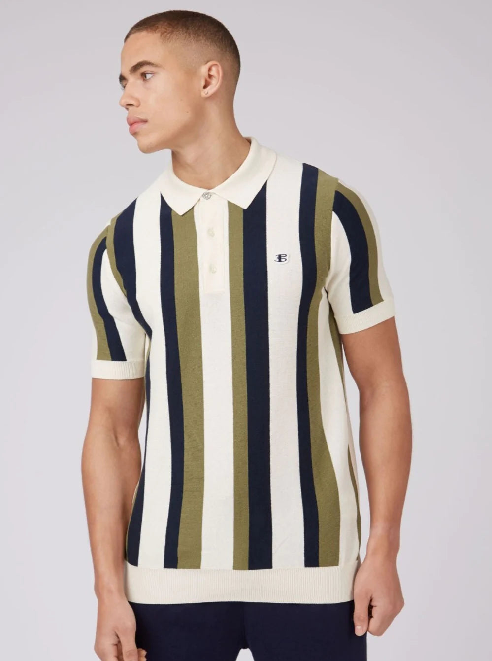 Ben Sherman Wide Stripe Polo