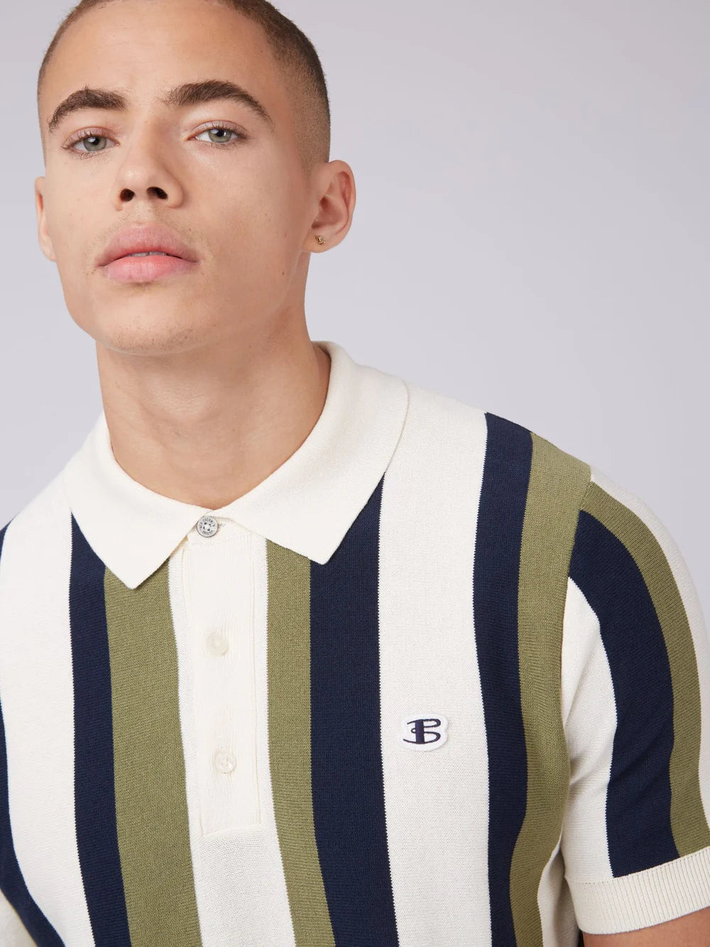 Ben Sherman Wide Stripe Polo