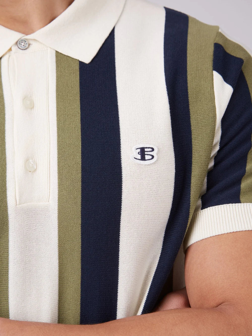 Ben Sherman Wide Stripe Polo