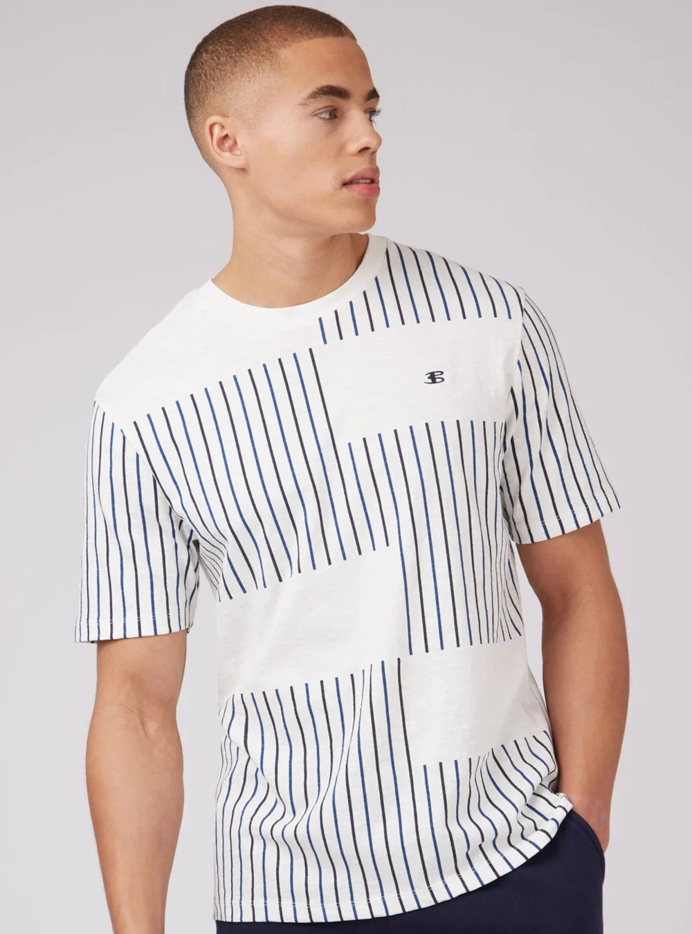 Ben Sherman Vertical Stripe Tee