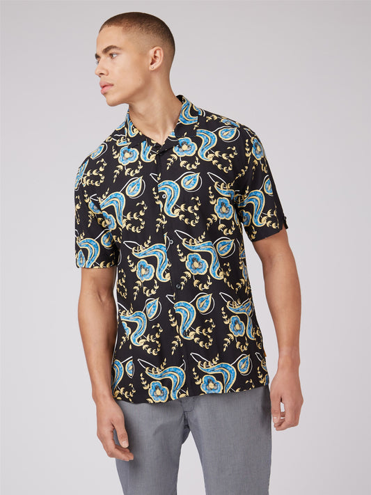 Ben Sherman Block Floral Shirt