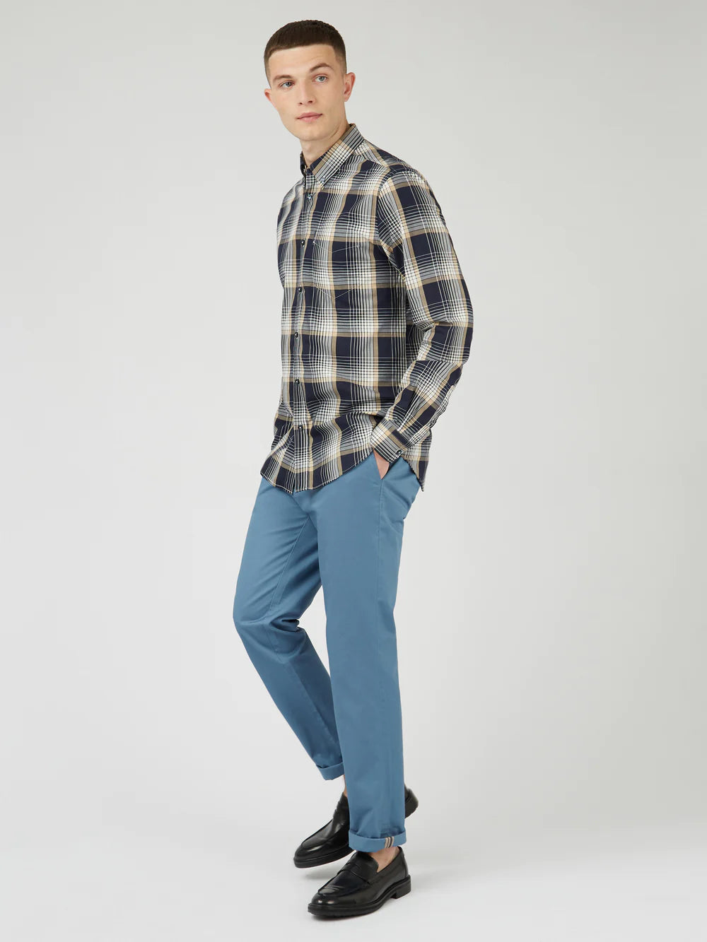 Ben Sherman Linear Check Shirt Long-Sleeve