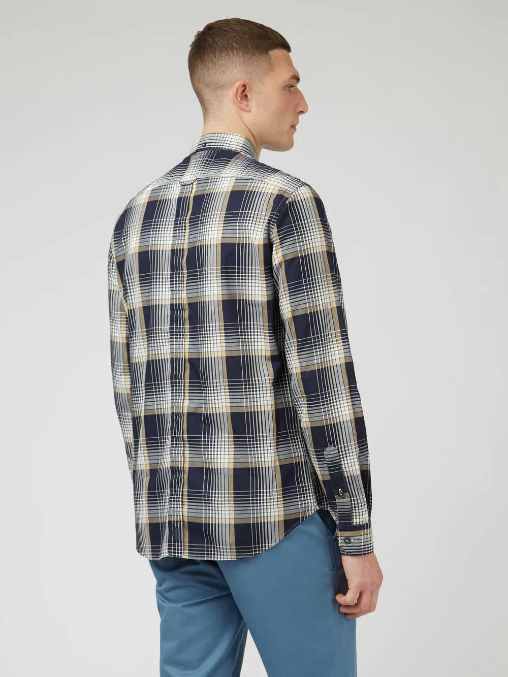 Ben Sherman Linear Check Shirt Long-Sleeve