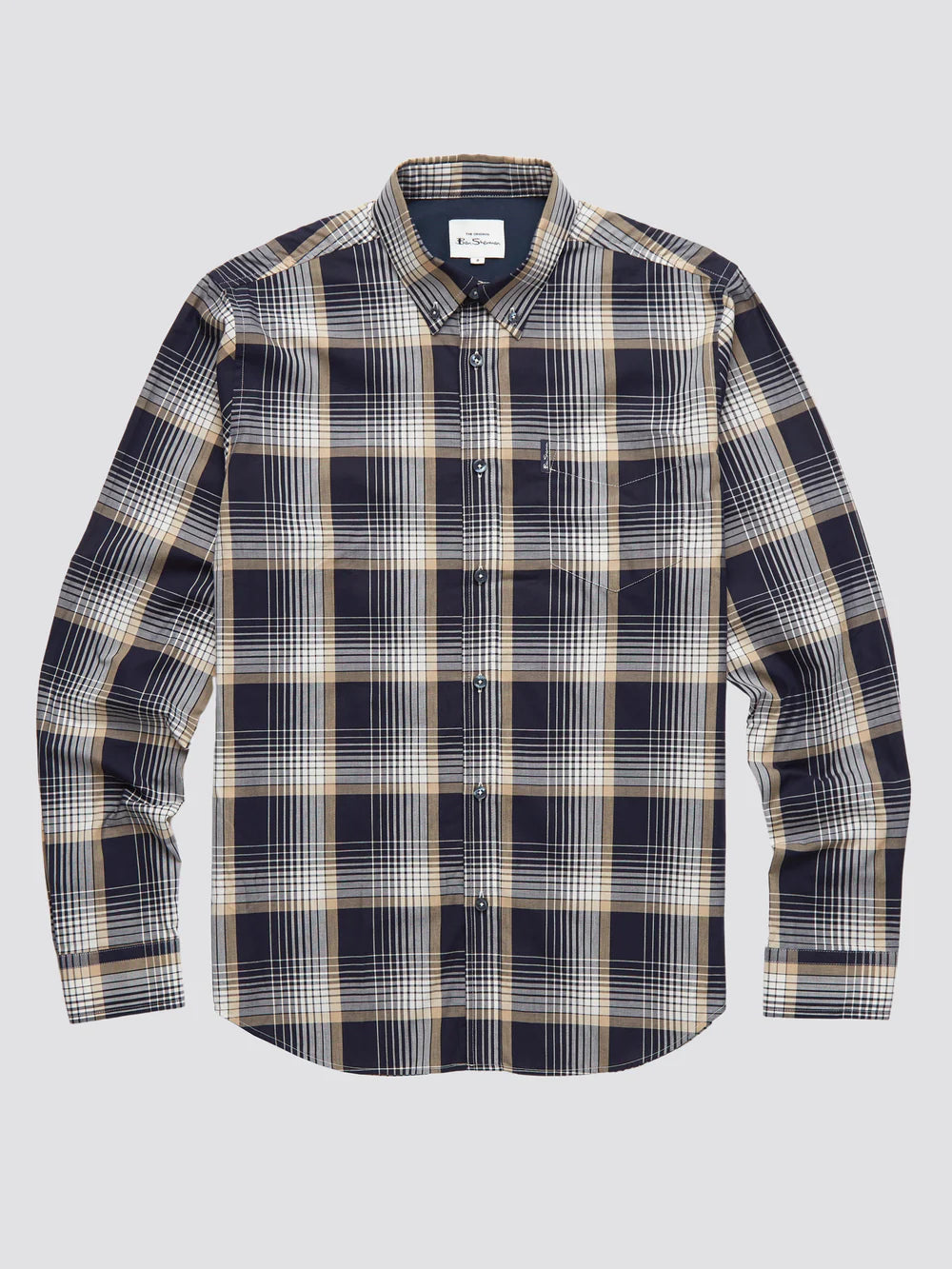 Ben Sherman Linear Check Shirt Long-Sleeve