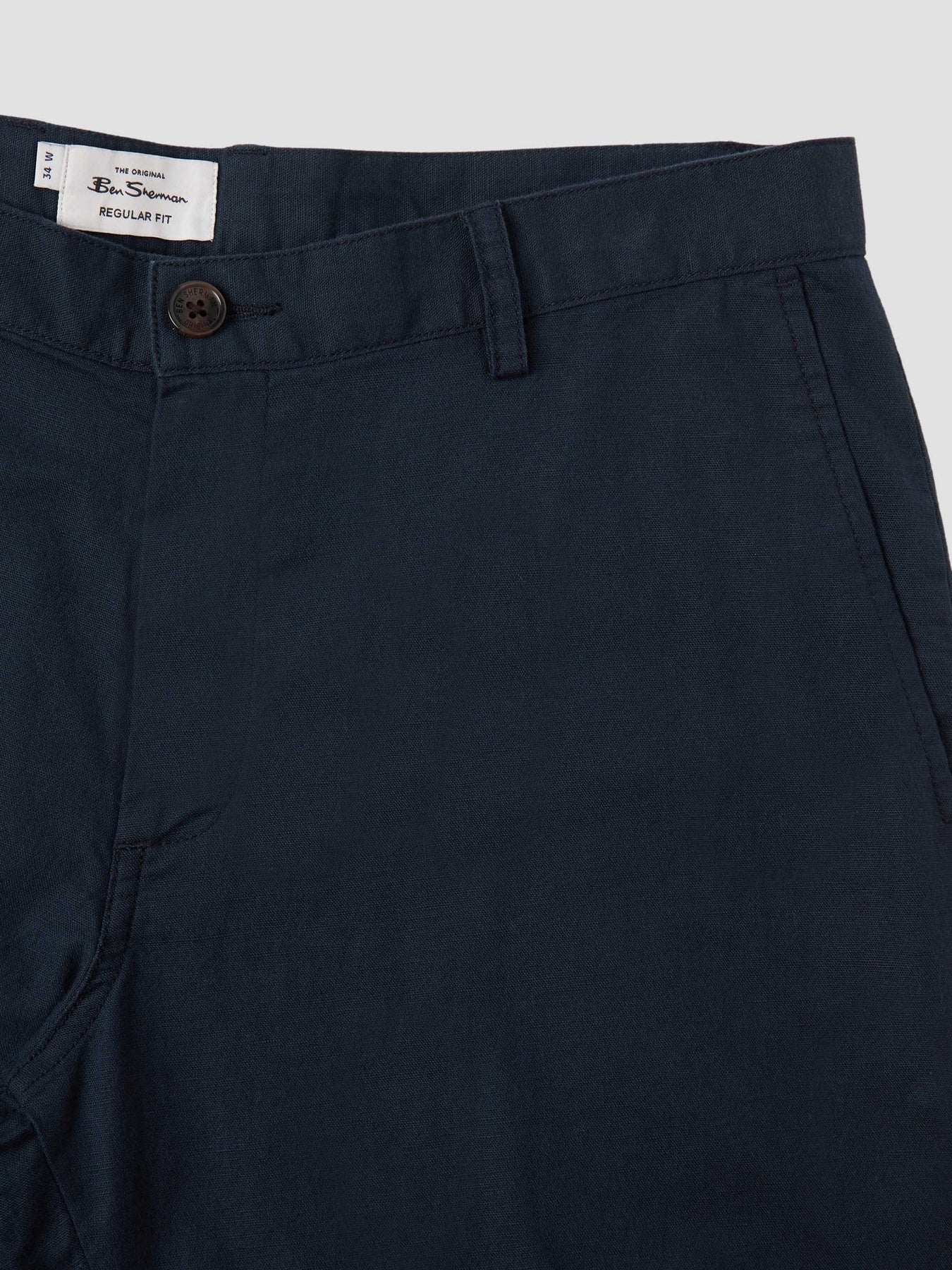 Ben Sherman Cotton Linen Short