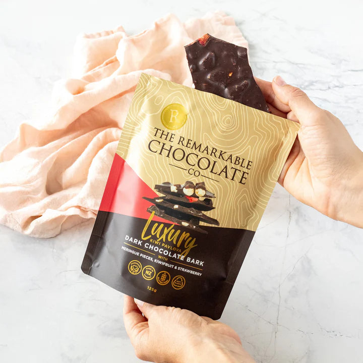 Remarkable Chocolate Bark Kiwi Pavlova 125g