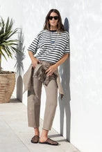 Stories Be Told Idolise Taupe Stretch Soft Barrel Jean