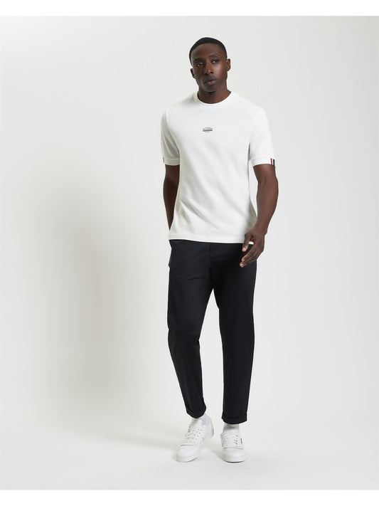 Ben Sherman Tipped Pique Tee Snow White