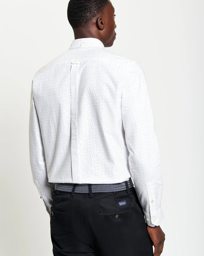 Ben Sherman Stipple Spot Long Sleeve Shirt