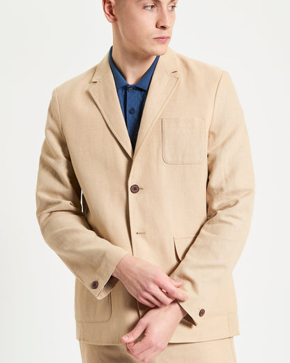 Ben Sherman Blazer in Linen Cotton