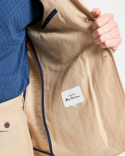 Ben Sherman Blazer in Linen Cotton