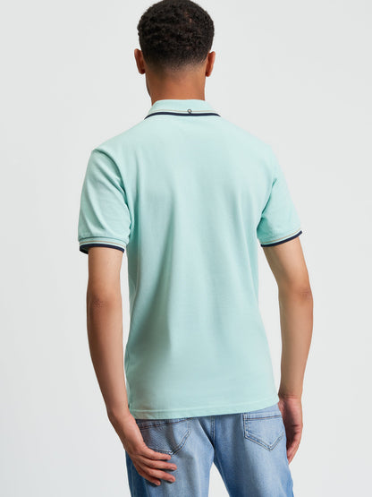 Ben Sherman Signature Pique Polo in Mint or Dark Green