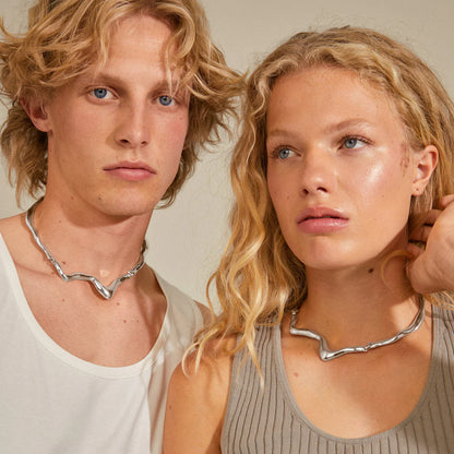 Pilgrim Moon Recycled Neckalce