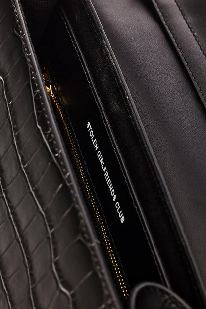 Stolen Girlfriends Club Big Trouble Bag Matte Black/Gold