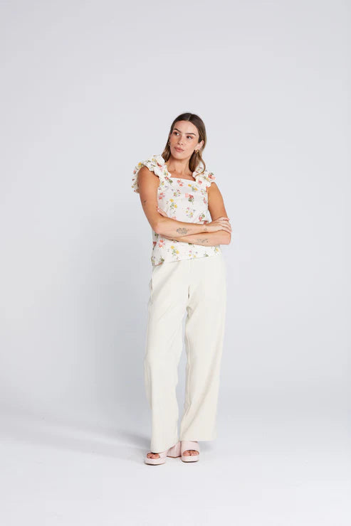 Thing Thing Ruffle Singlet - Summer Haven