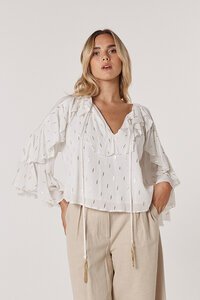 Fate & Becker Delia Ruffle Top