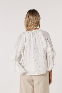 Fate & Becker Delia Ruffle Top