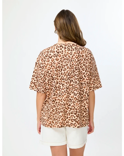 Stella+Gemma Porter Tee Leopard Stella Femme