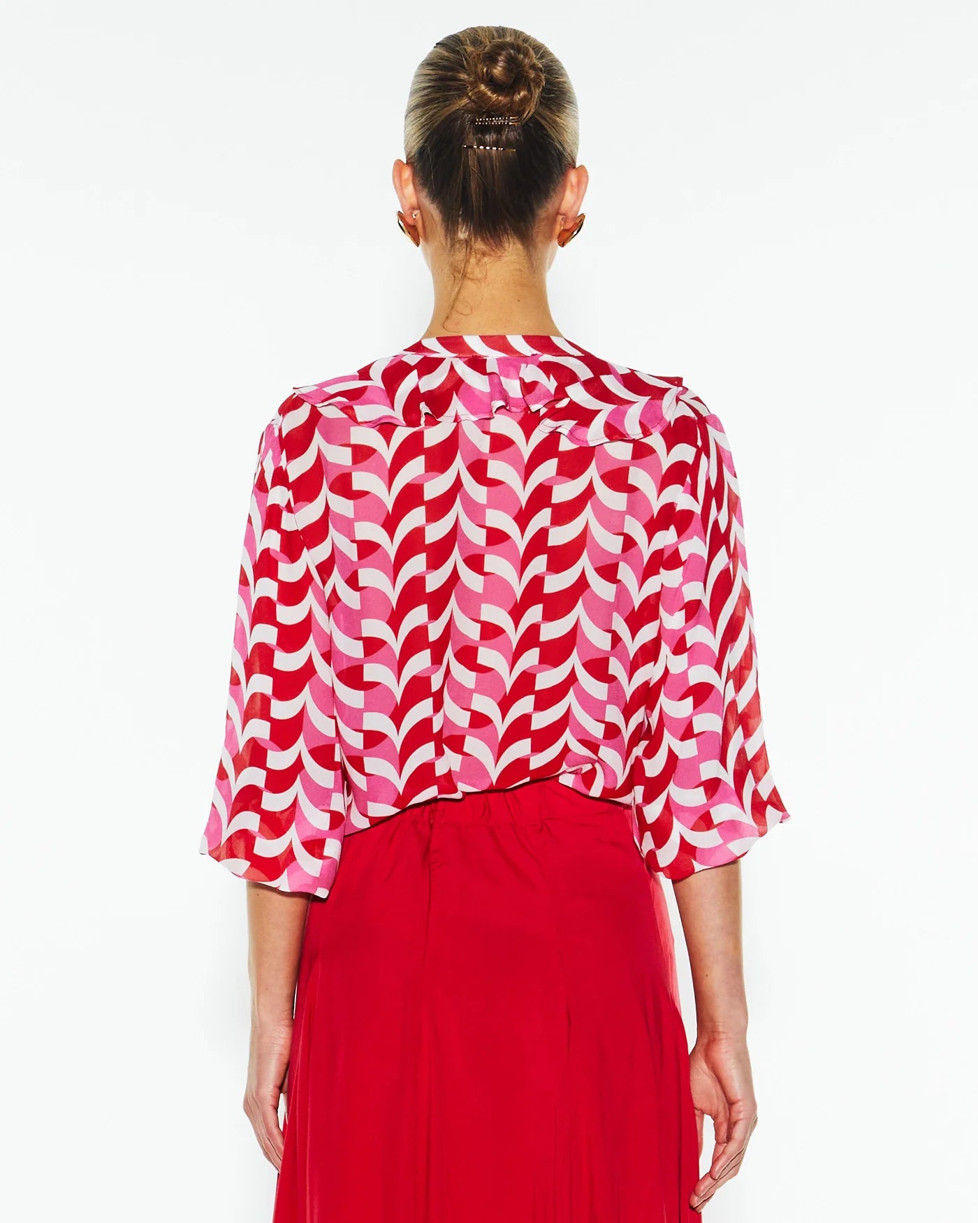 Fate+Becker Just Love Frill Blouse