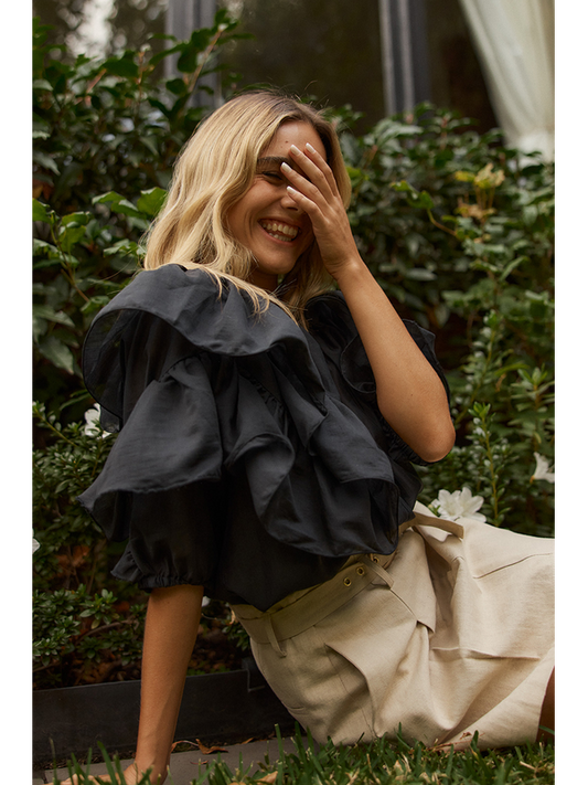 Fate & Becker Celeste Ruffled Blouse