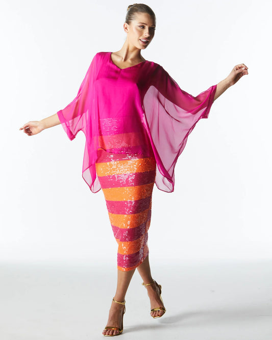 Fate & Becker Blossoming Silk Top