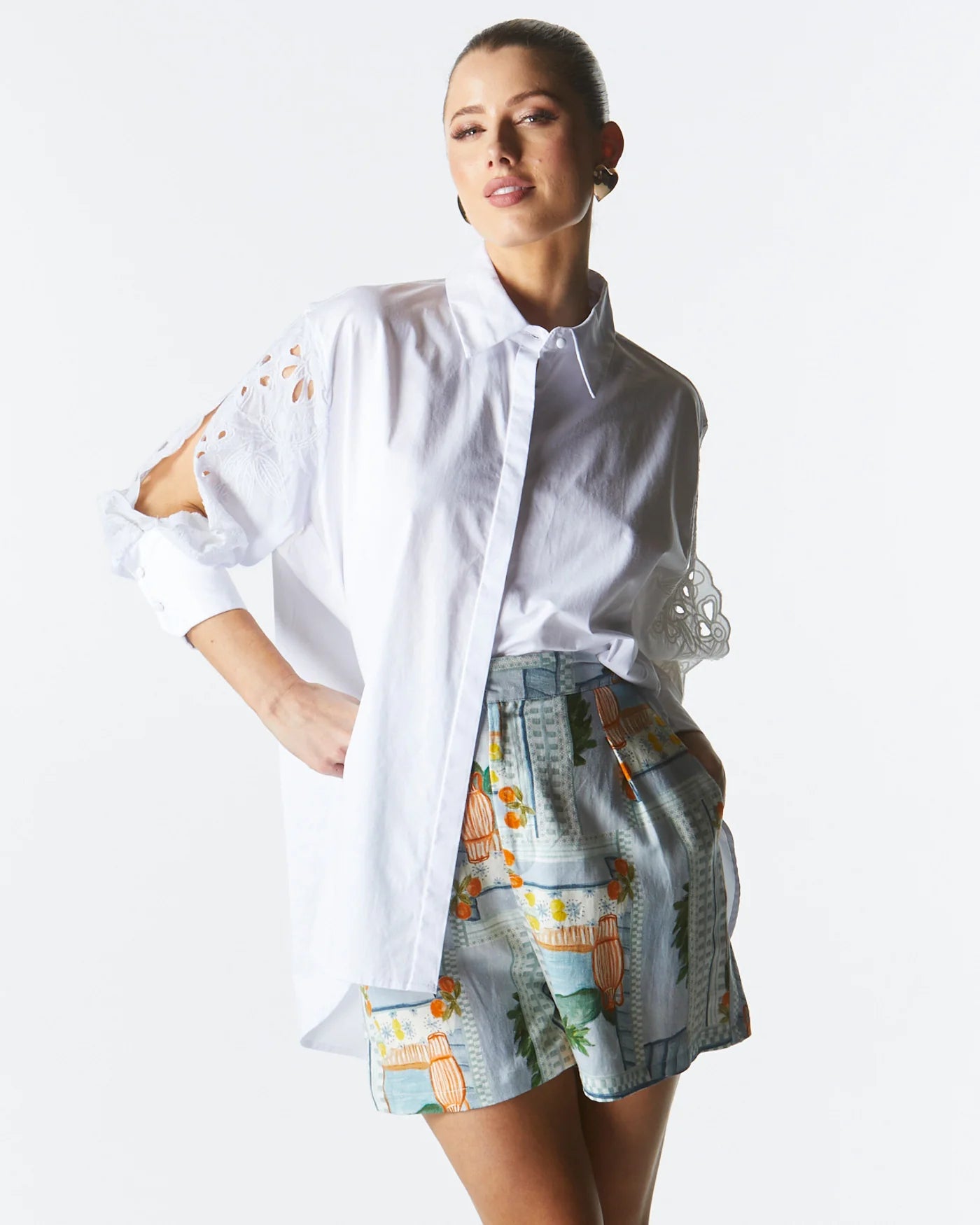 Fate & Becker Lily Pad Broderie Shirt
