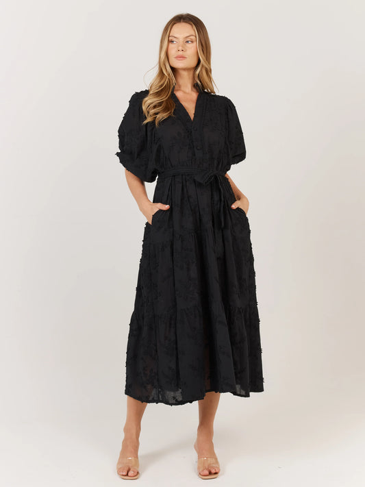 Fate+Becker Gardenia Dress Black