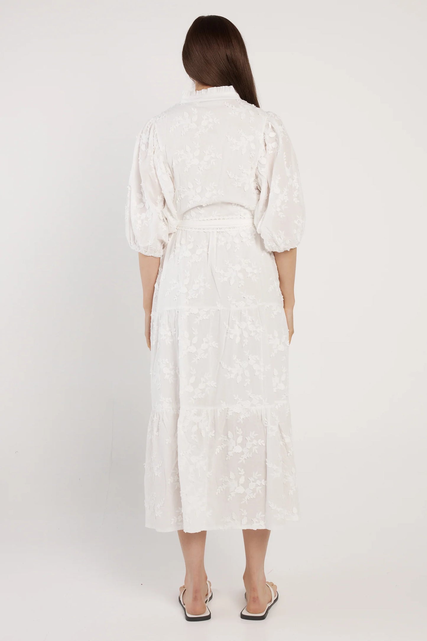 Fate+Becker Gardenia Dress White
