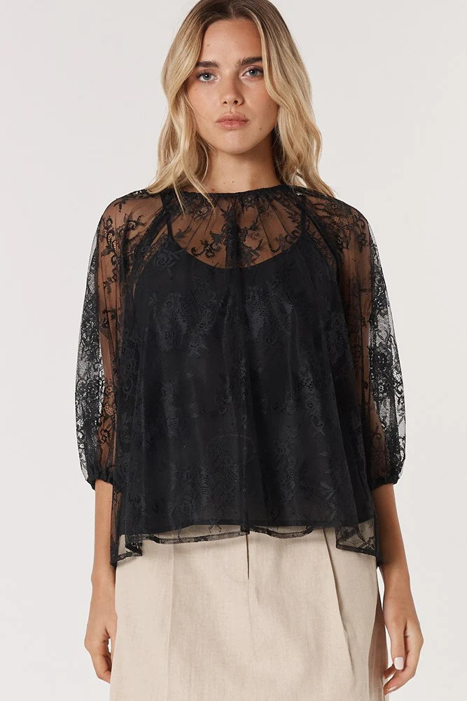 Fate+Becker Odyssey Lace Blouse