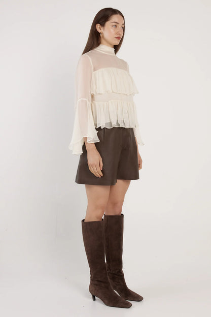 Fate & Becker Sienna Ruffle Blouse