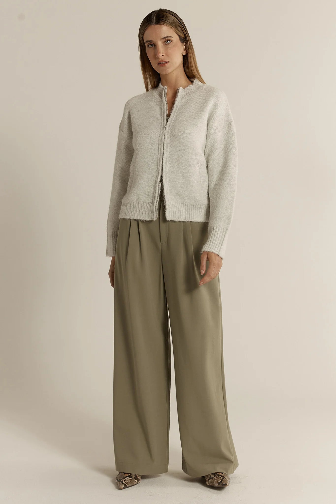 Fate & Becker Lumi Zip Up Jumper