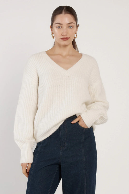 Fate & Becker Remy V Neck Jumper