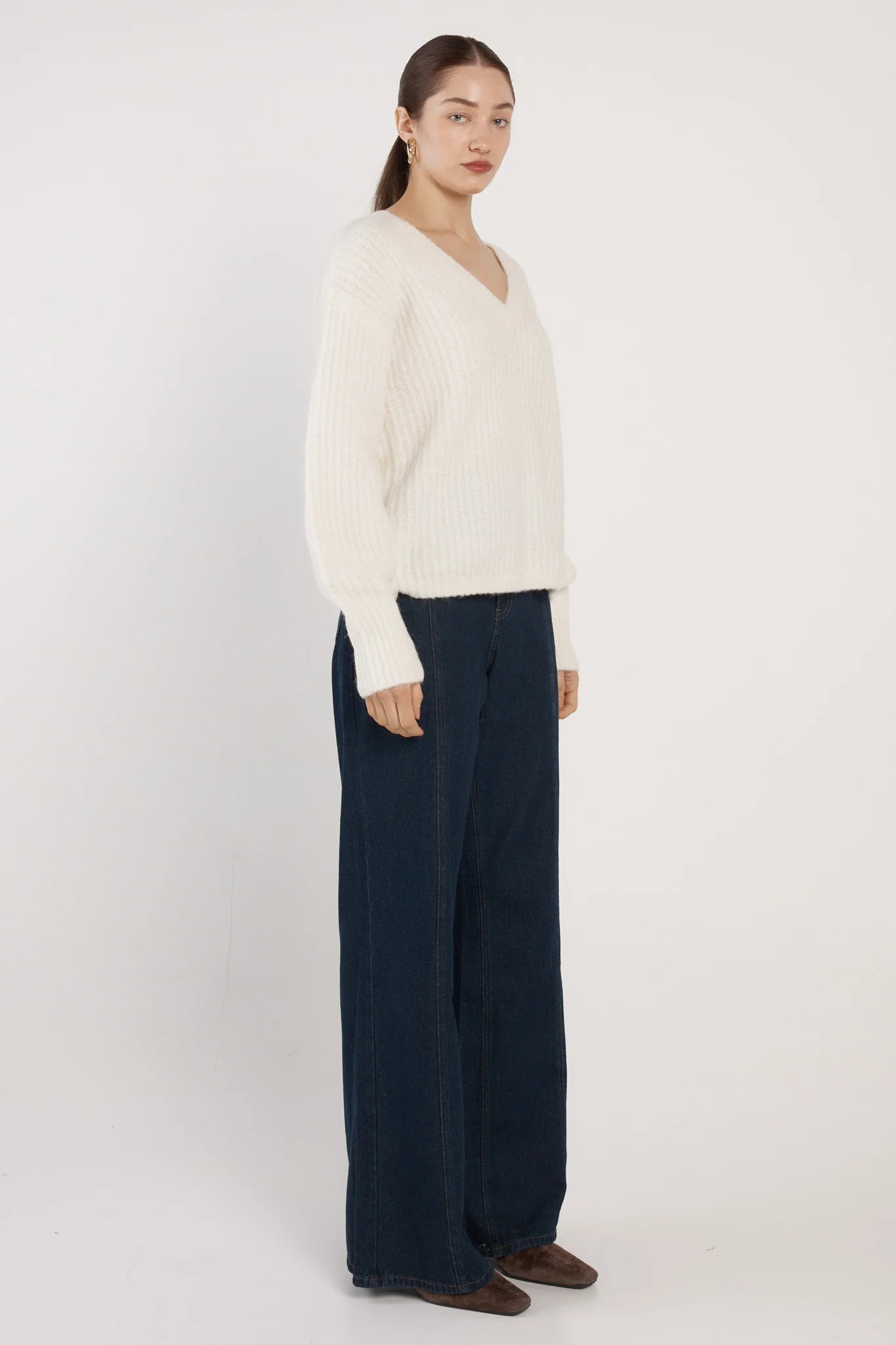 Fate & Becker Remy V Neck Jumper