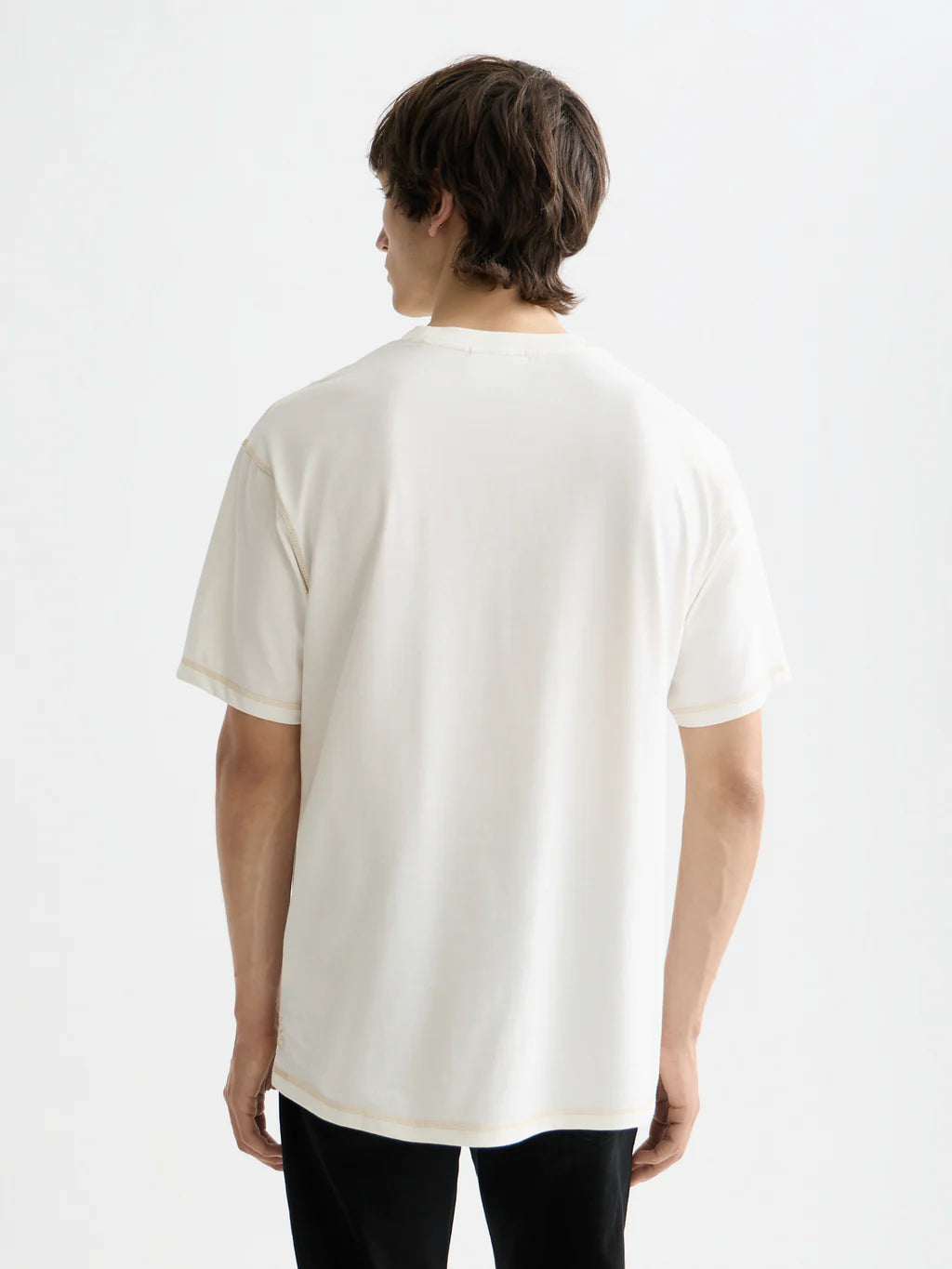 Scotch & Soda Tee Logo Front in Black or White