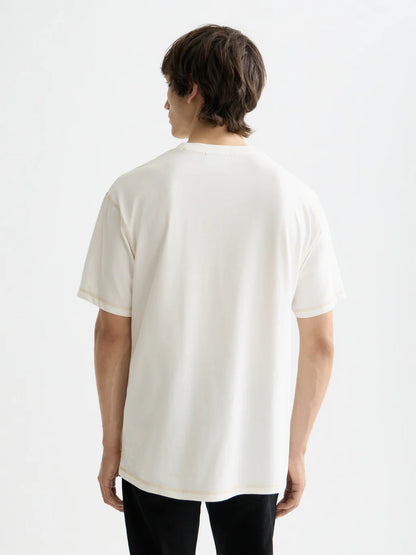 Scotch & Soda Tee Logo Front in Black or White