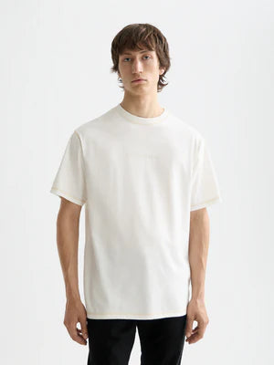 Scotch & Soda Tee Logo Front in Black or White