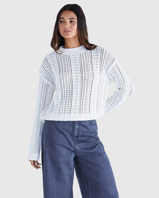 SASS Ari Knit White