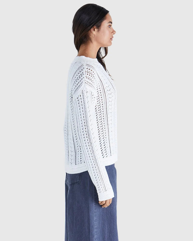 SASS Ari Knit White