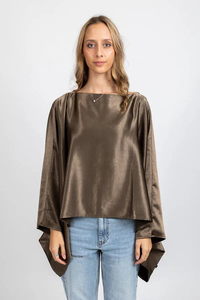 Federation Flight Top in Black or Copper