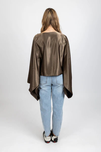 Federation Flight Top in Black or Copper