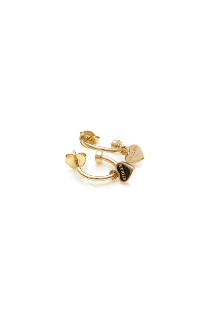 Stolen Girlfriend Heart Anchor Gold Plated
