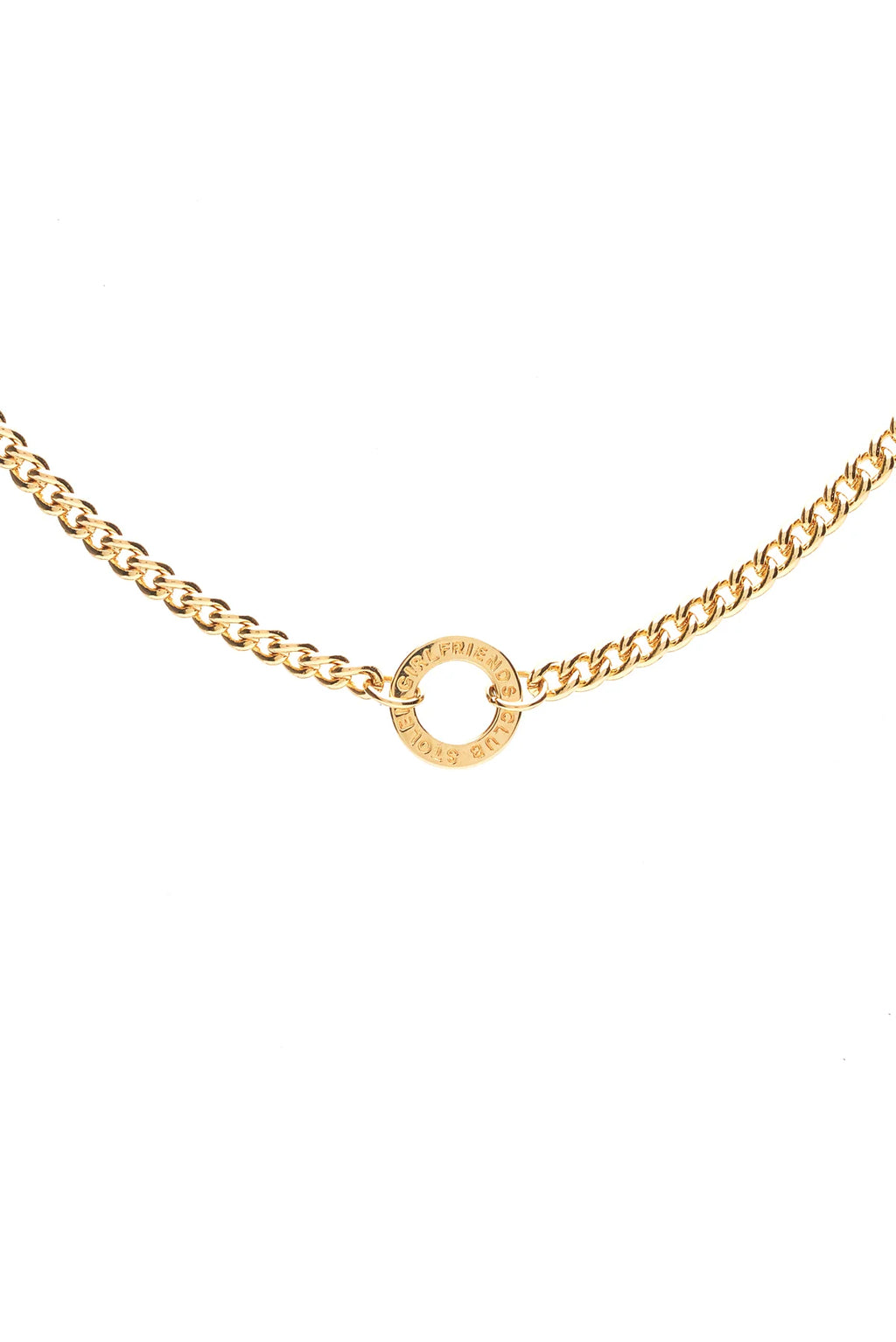Stolen Girlfriends Club Halo Necklace - Gold Plated