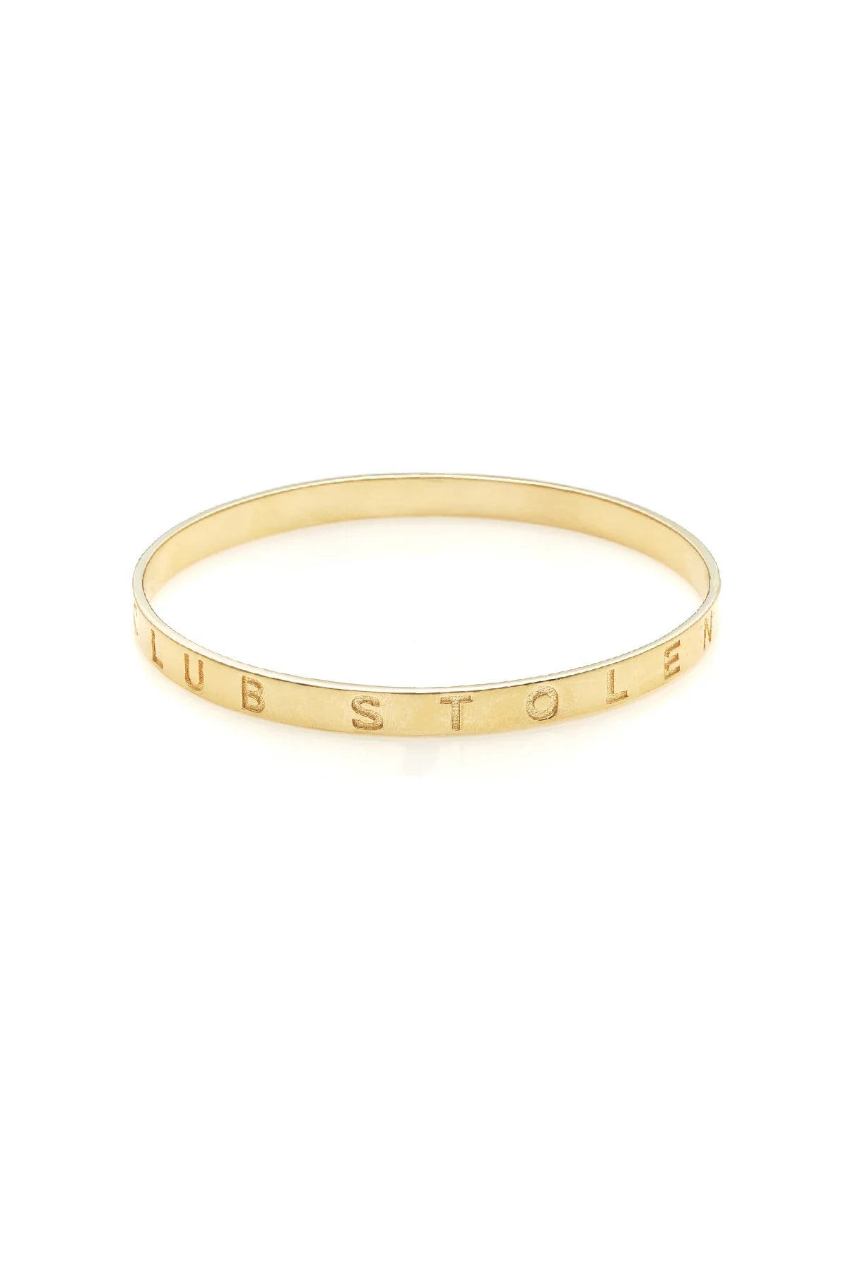 Stolen Girlfriends Club Stolen Bangle - Gold Plated